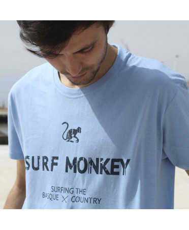 camiseta manga corta, camiseta hombre, camiseta hombre verano, camiseta surf, camiseta algodÃ³n, camiseta verano azul