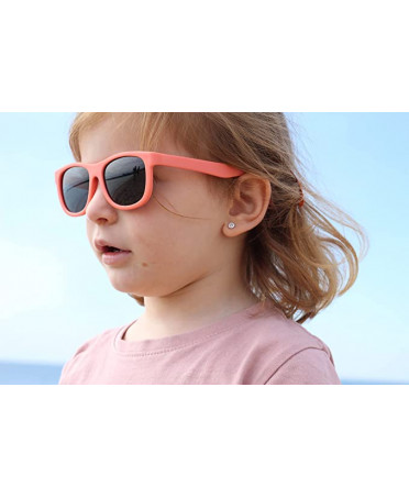 Kids sunglasses, polarized, salmon