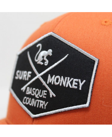 Surf Monkey - Helduentzako txapela kamioilari laranja